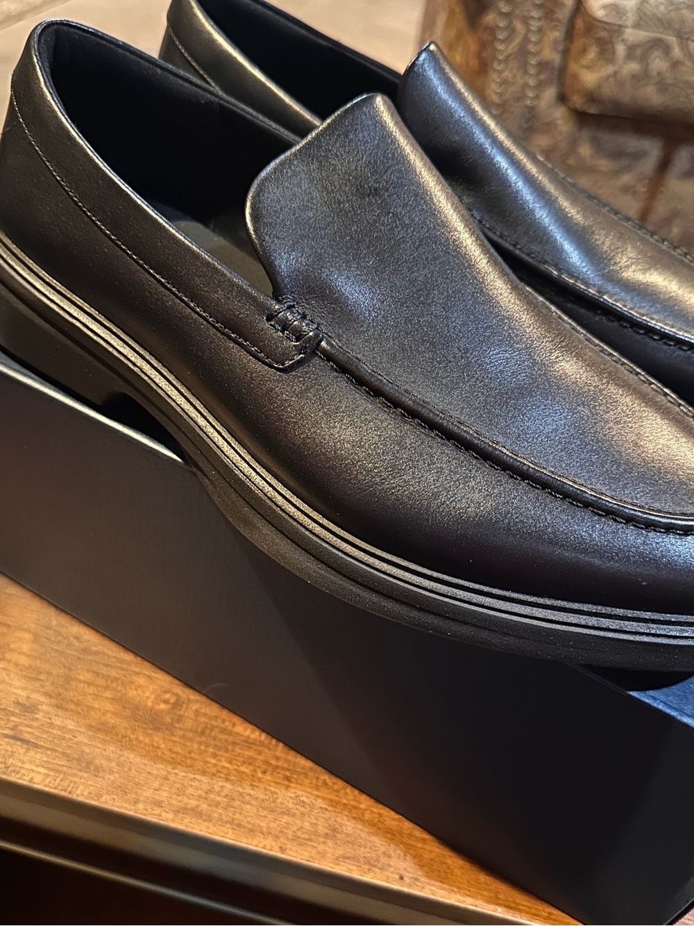 Cole Haan OG CitySpectre Venetian Black Leather Slip-On Loafers